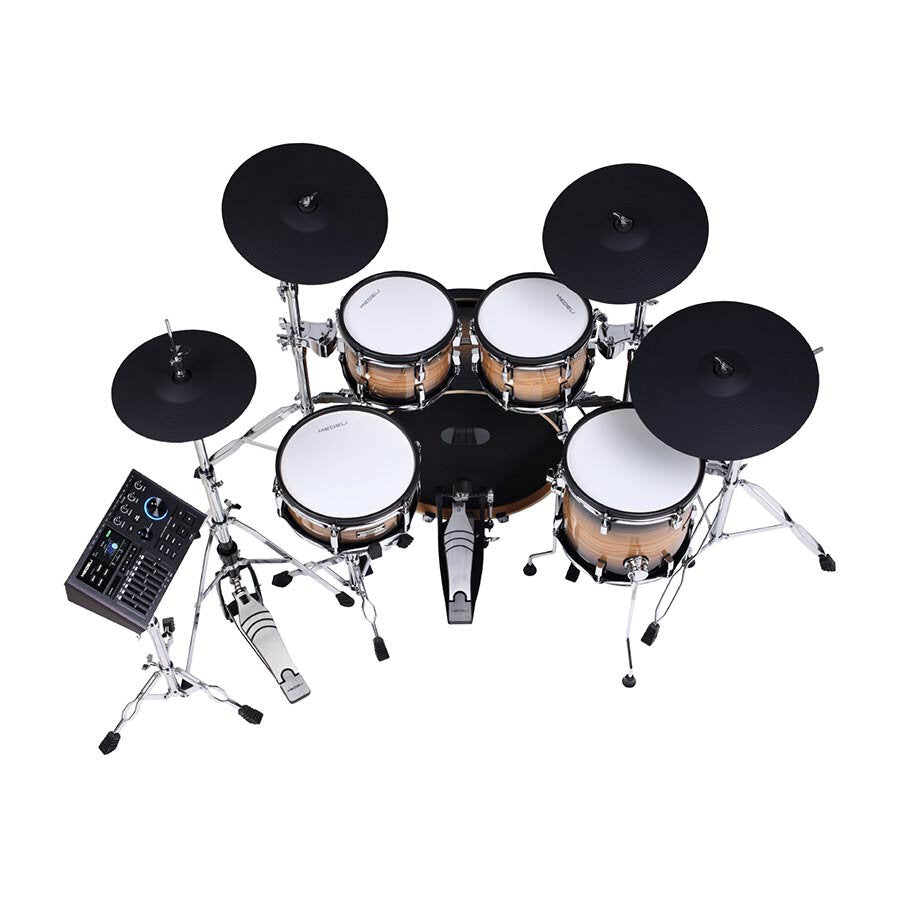 Medeli MZ928 Digital Drum Kit Tobacco Sunburst