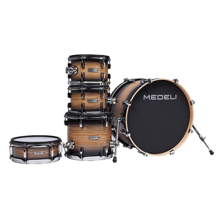 Medeli MZ928 Digital Drum Kit Tobacco Sunburst