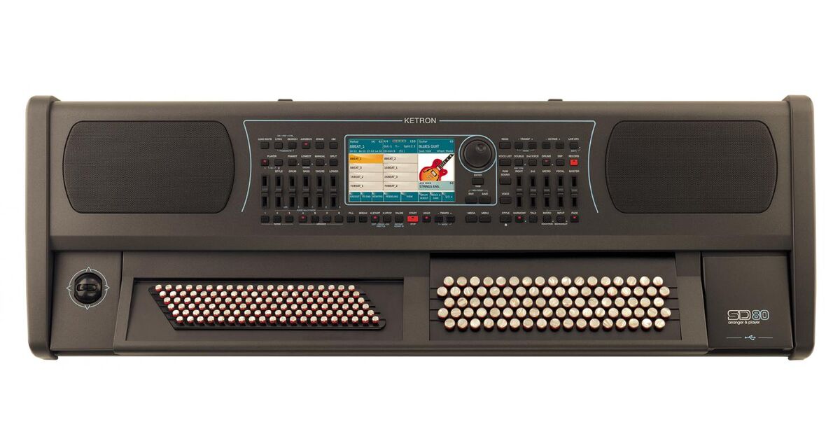 Ketron SD80 Näppäinurku / Pöytäharmonikka