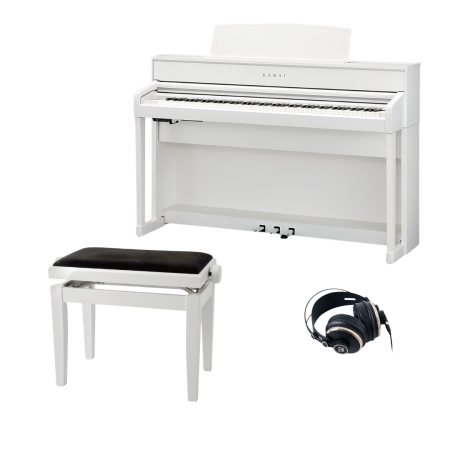 Kawai CA-701 W digitaalipiano + penkki ja kuulokkeet