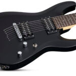 Schecter C-7 Deluxe SBK 7-kielinen sähkökitara SUPEREDULLINEN!