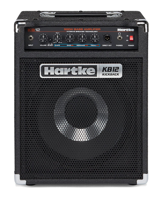 Hartke Kickback KB12 500W kickback-bassovahvistin 1x12" hybridielementillä