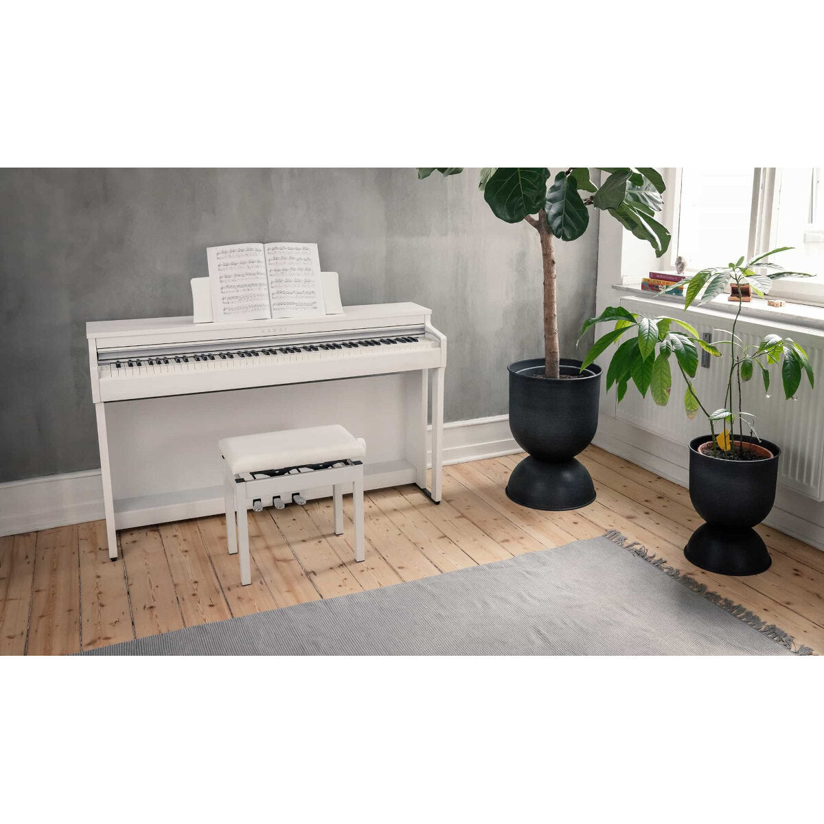 Kawai CN201W -digitaalipiano (valkoinen)