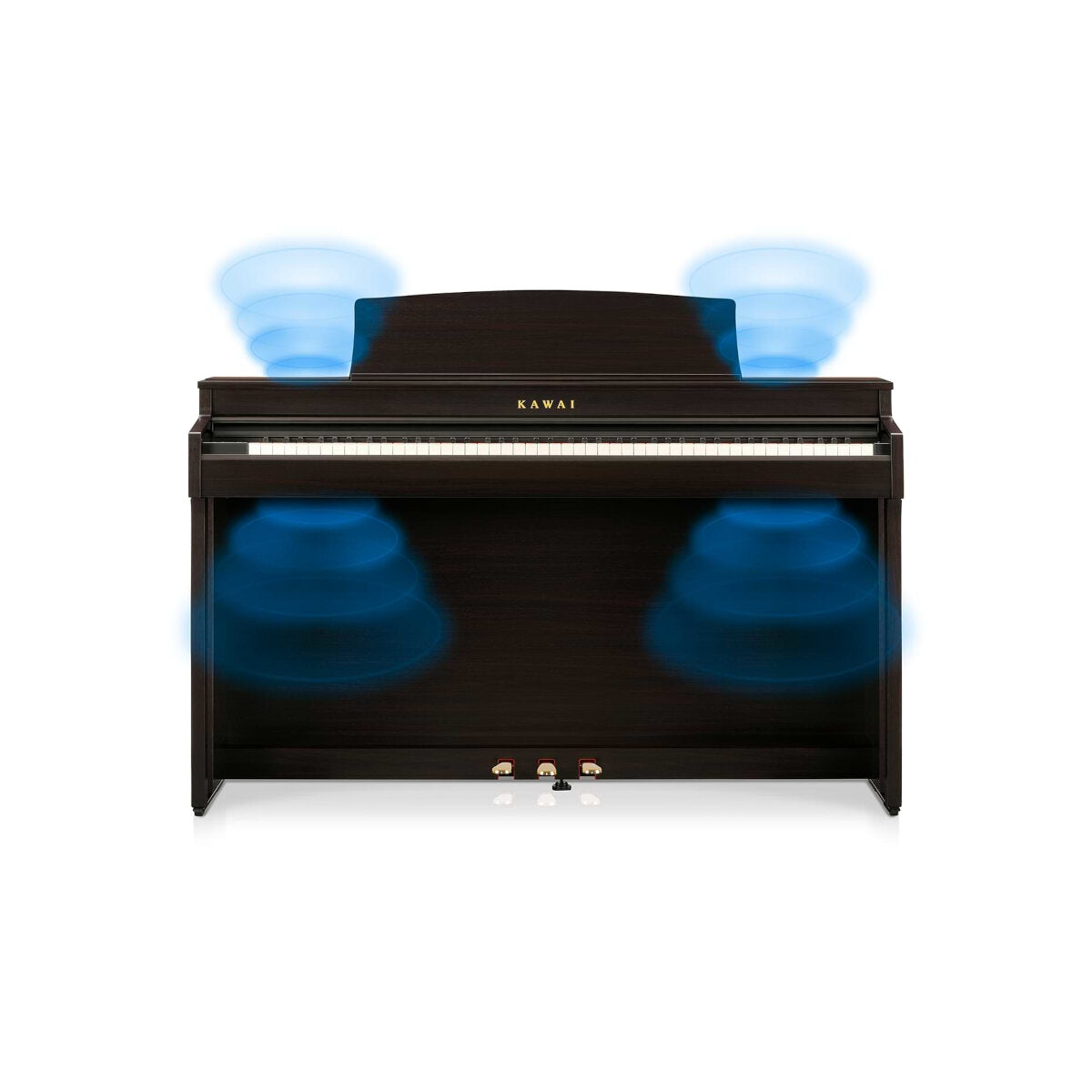 Kawai CN-301 valkoinen + penkki + kuulokkeet