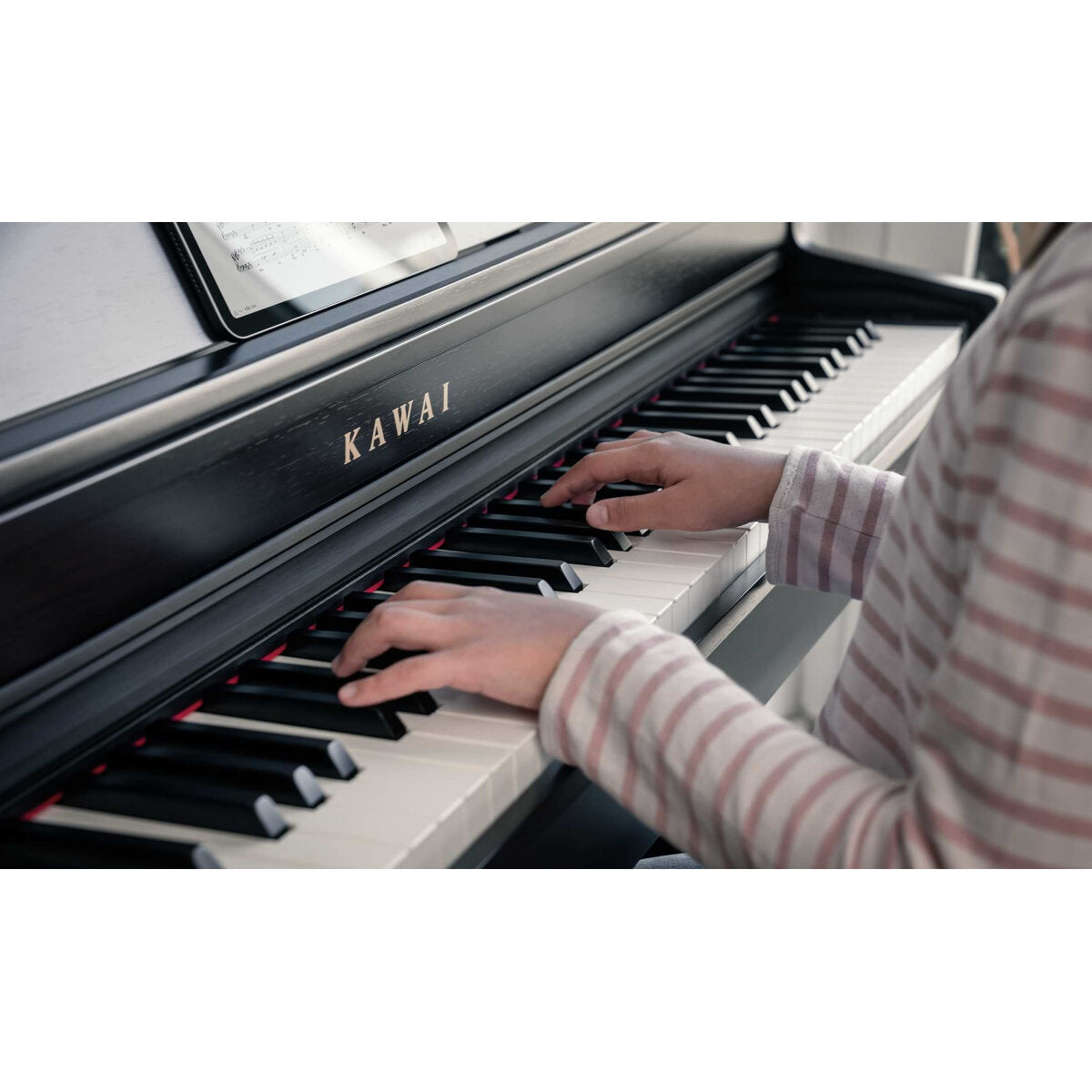 Kawai CN-301 valkoinen + penkki + kuulokkeet