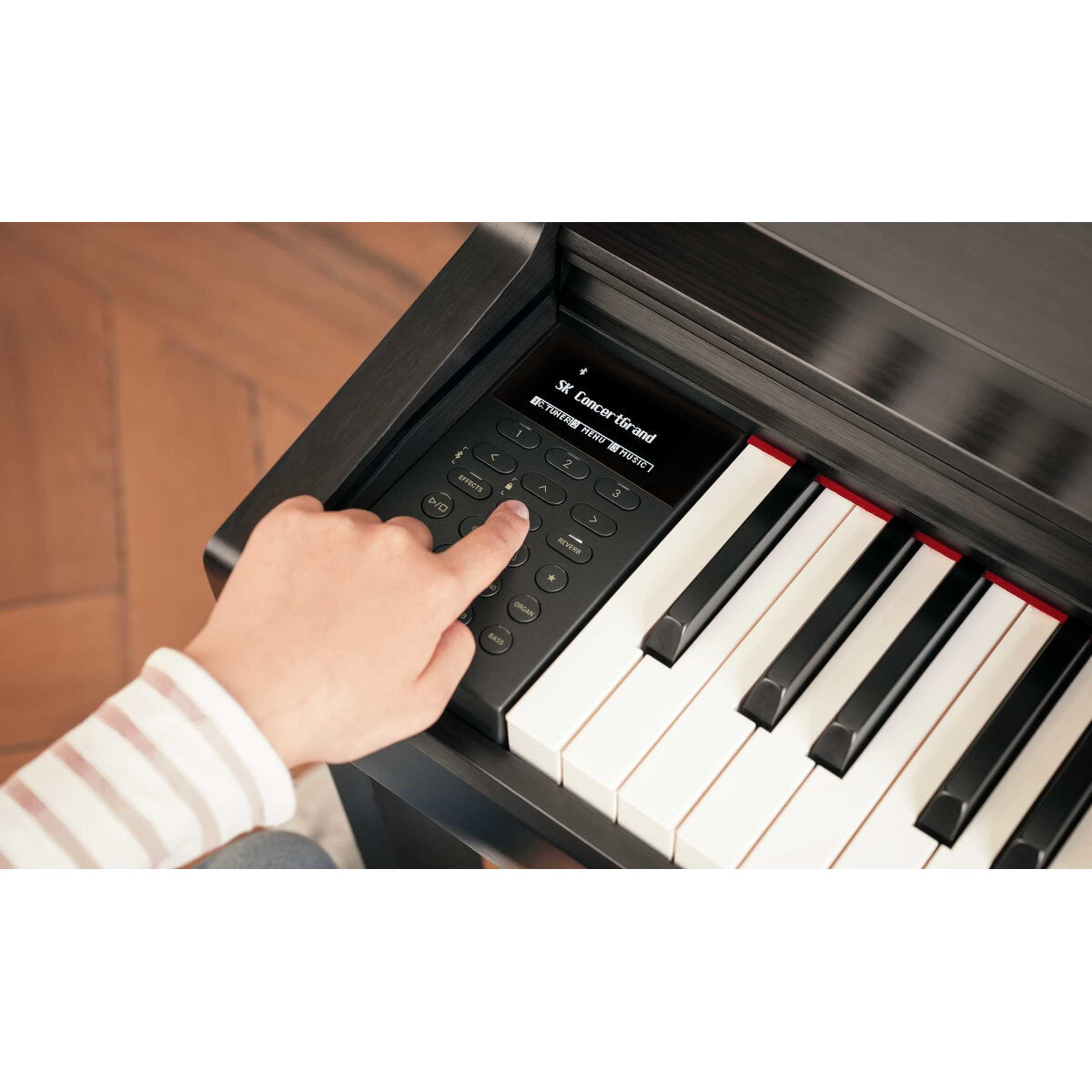 Kawai CN-301 valkoinen + penkki + kuulokkeet