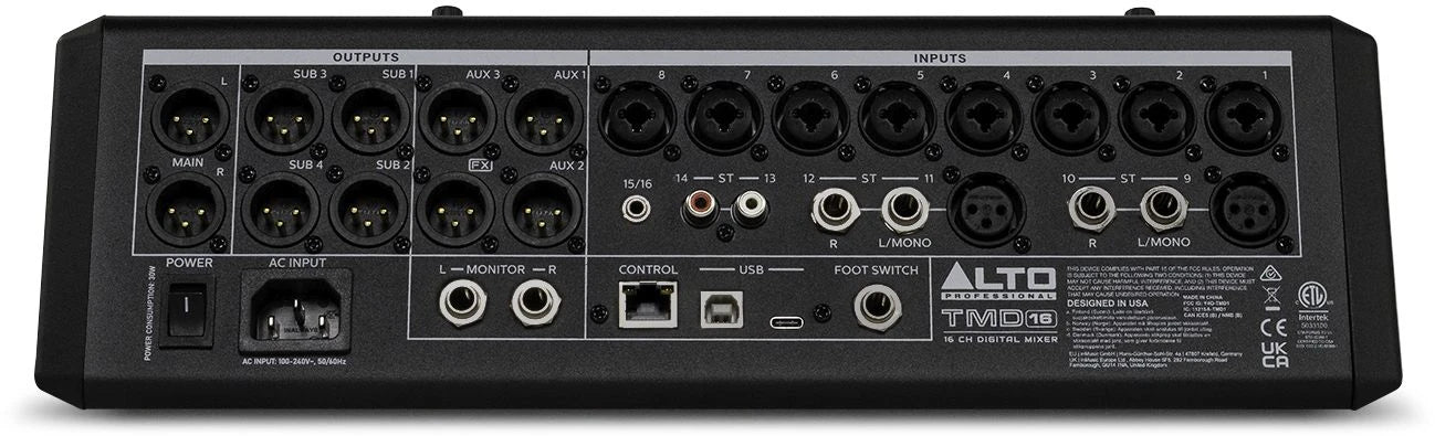 ALTO TMD16 Digital Mixer
