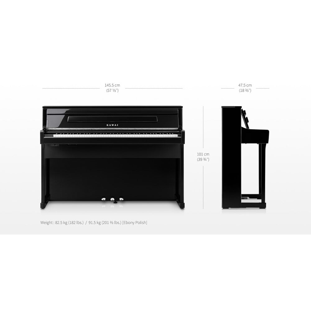 Kawai CA-901 B musta + penkki + kuulokkeet