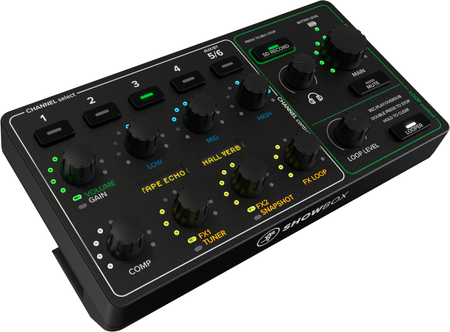 Mackie ShowBox Battery Powered All-In-One Performance Rig With Mix Control