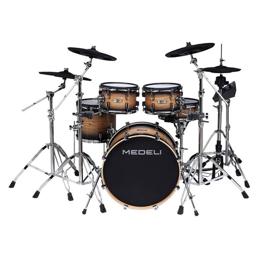 Medeli MZ928 Digital Drum Kit Tobacco Sunburst