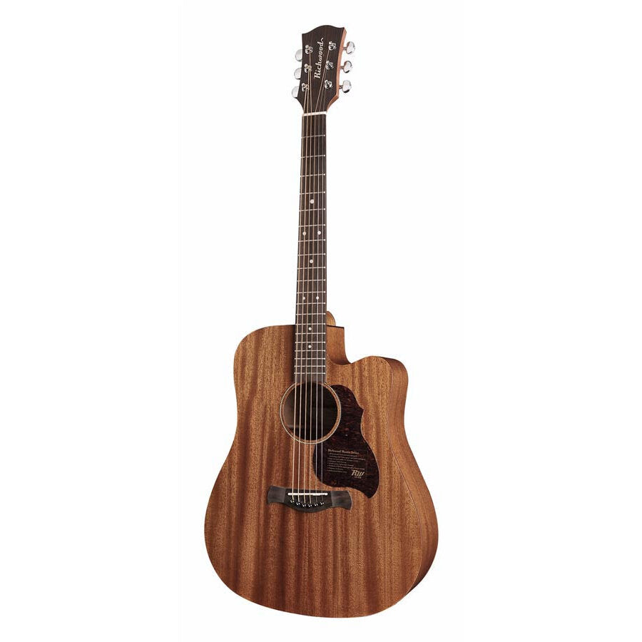 Käsintehty Richwood D-50-CE Dreadnought Mahogany Satin w/ Electronics