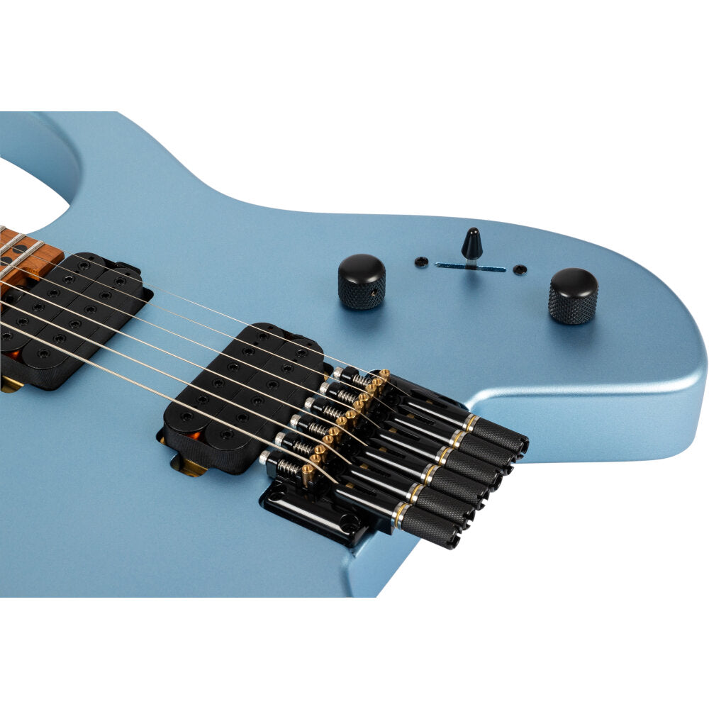 Spira Guitars S-400 Headless Satin Pearl Blue