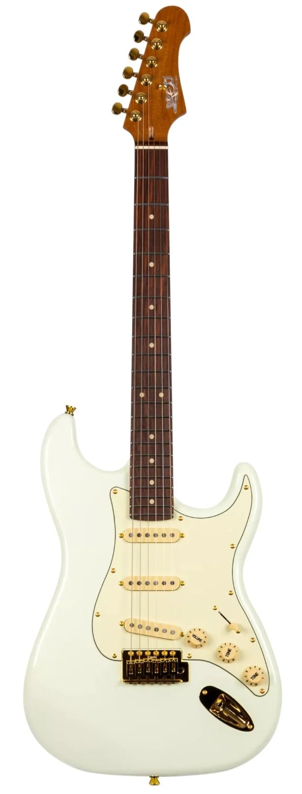 Jet Guitars JS-380 Olympic White Gold