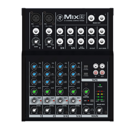 Mackie MIX8 8-channel